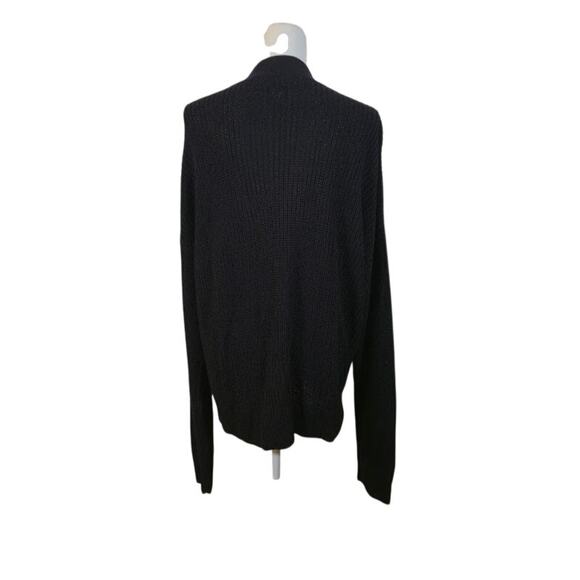 GAP NWT Womens Cardigan Sweater Size XXL Black Pockets Casual Preppy - Picture 2 of 10